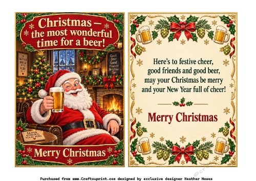most wonderful time for a beer santa