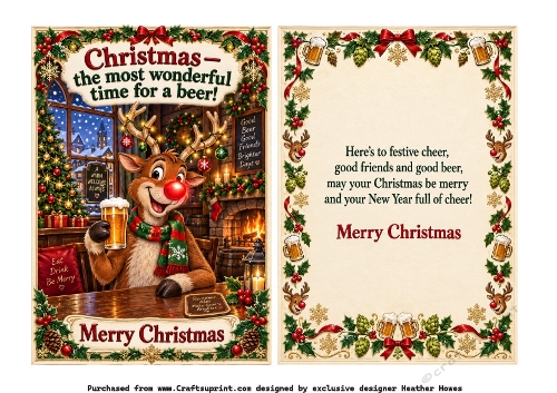 most wonderful time for a beer rudolph