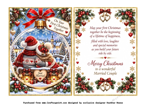 first christmas as a married couple