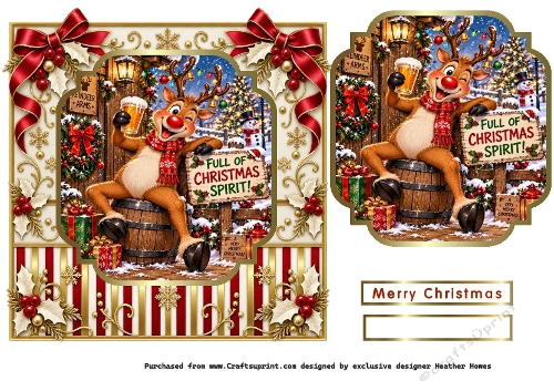 rudolphs full of christmas spirit