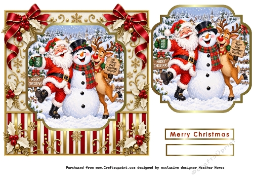 santas and friends