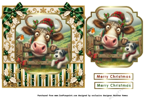cow christmas