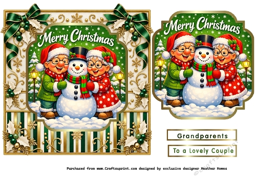 oldies and snowman christmas