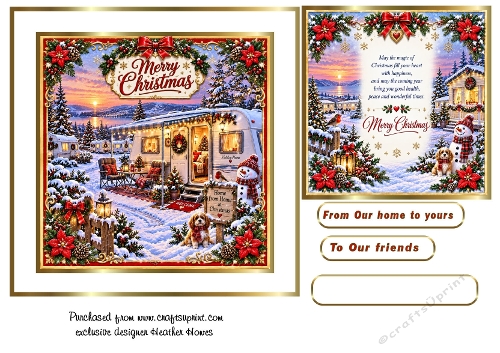 static caravan christmas