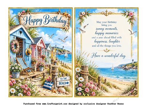 happy birthday beach huts