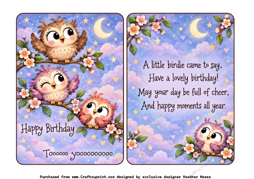 birthday owls