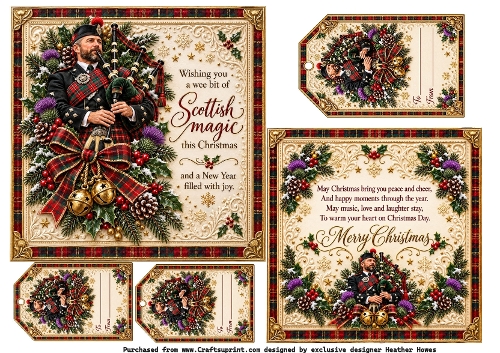 3 in 1 scottish piper