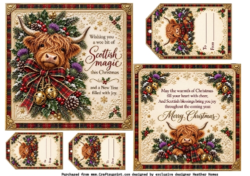 3 in 1 highland coo