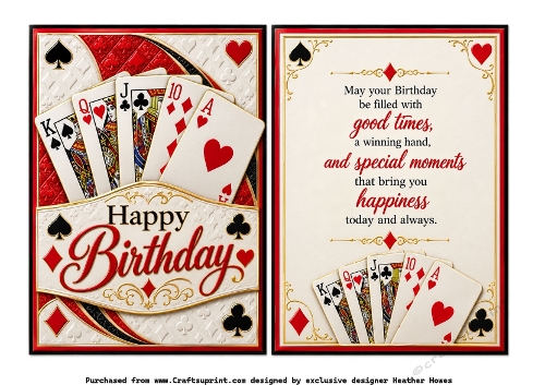 playing cards birthday