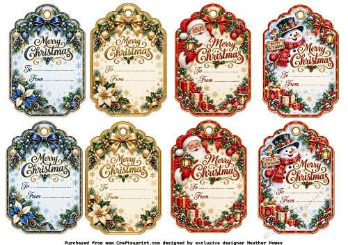 christmas gift tags