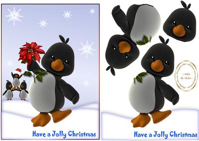 Plushy Penguin Jolly Christmas