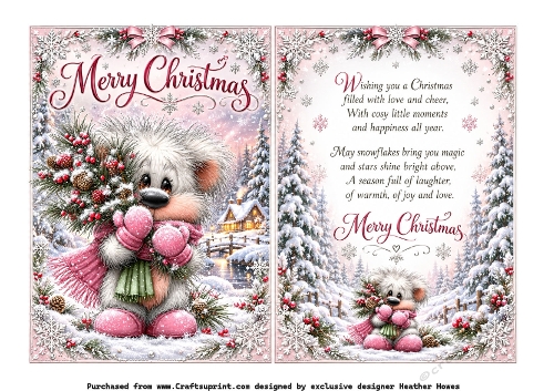 merry christmas cool and fluffy