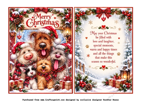 red festive hounds 2
