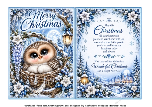 festive owl 1
