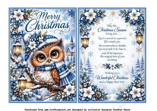 festive owl 2