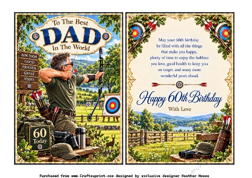 dad 60th archery birthday