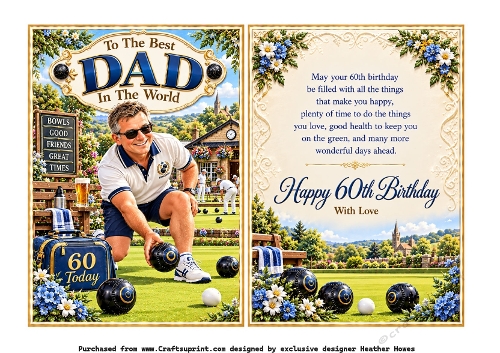 dad 60th bowls birthday