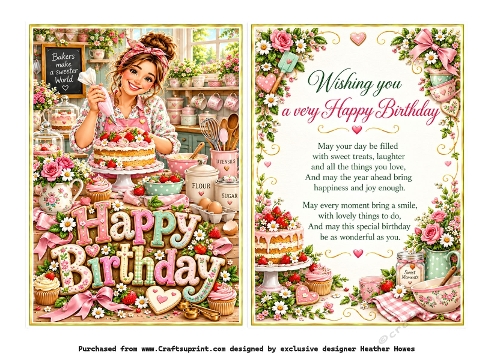 happy birthday cake baker