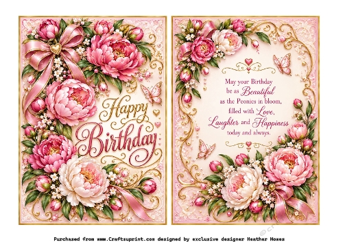happy birthday peonies