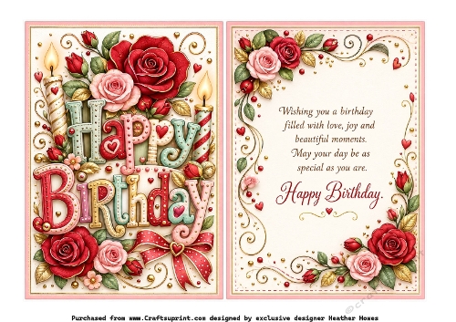 happy birthday roses