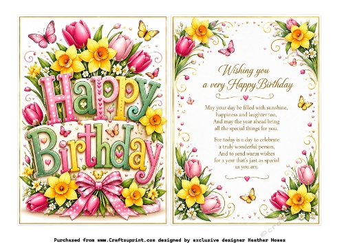 happy birthday spring flowers2