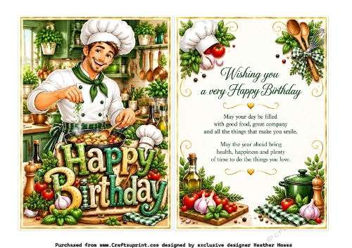 happy birthday young chef