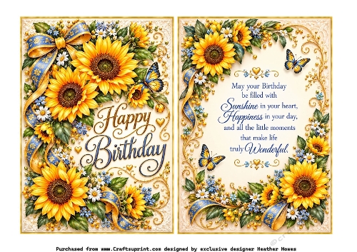 sunfowers birthday