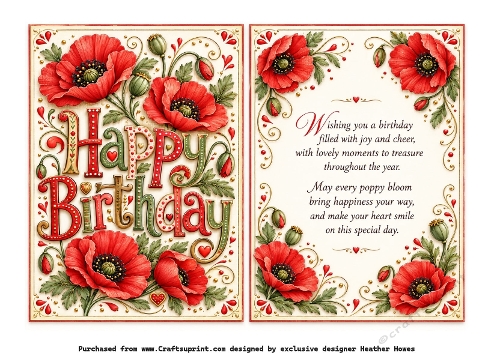 poppy birthday