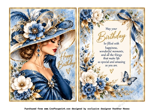 blue beauty birthday