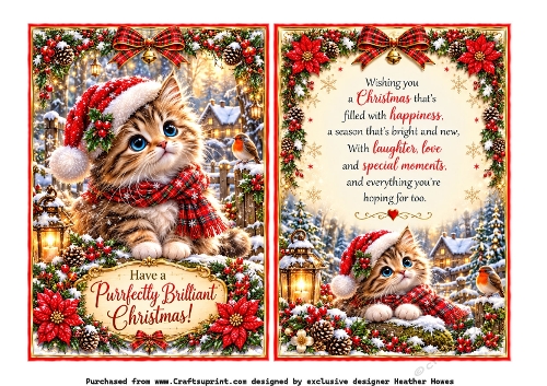purrfect christmas cat 2