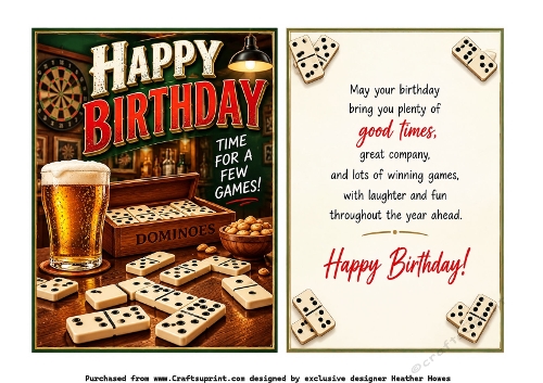 dominoes birthday male