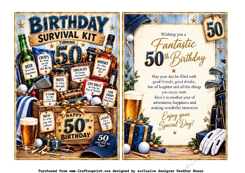 turning 50 survival kit male