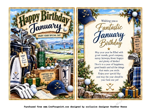 january male birthday golf