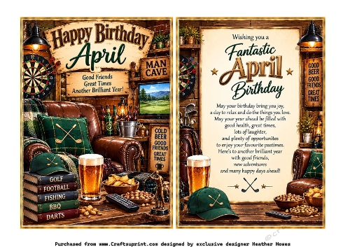 april birthday mancave