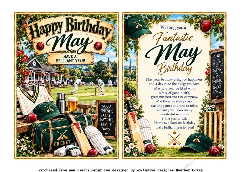 may birthday cricket