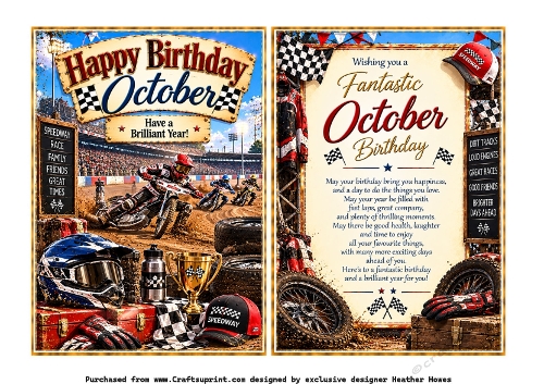 october birthday speedway