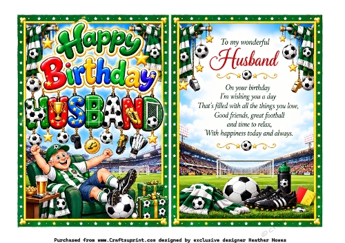happy birthday footie husband