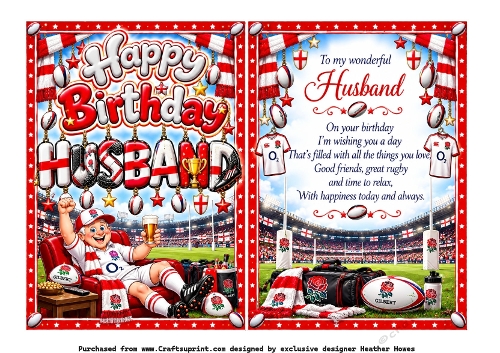 happy birthday rugby england husband