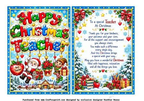 happy christmas teacher