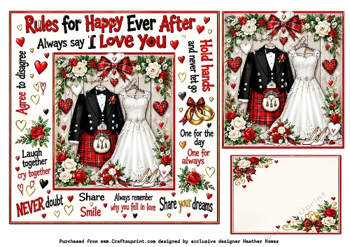 bright  scottish wedding urban art 
