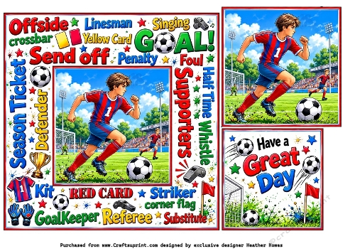 bright  boy football urban art 
