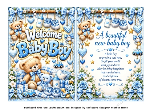 welcome baby boy