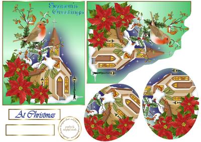 Robina Church Poinsettias Irregular Layers