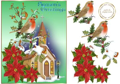 Robin Church Poinsettia Step by Step
