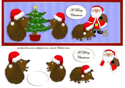 Hedgehog Christmas