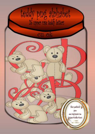 Uppercase Alphabet Bears