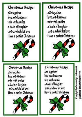 A Christmas Recipe with Candy Cane