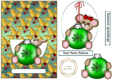 Bauble Bear Over the Edge