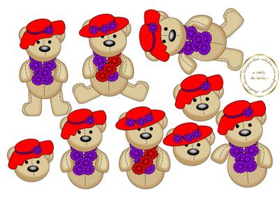 Red Hat Teddy Toppers