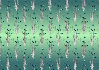 Baubles on Satin Green